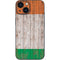 Ireland Flag Dark Wood iPhone 13 Mini Skin
